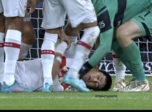 ピッチで気を失う遠藤航選手